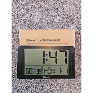 Geevon Atomic Digital Alarm Clock. Black